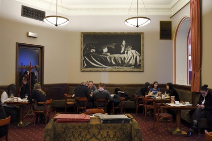 République Tchèque, Prague, Nove Mesto, café Louvre