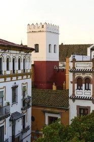 Espagne, Andalousie, Séville, quartier de Santa Cruz, plaza de Dona Elvira