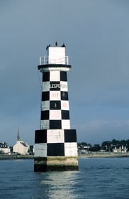 France, Finistère (29), Loctudy sur l' île Tudy, ancien phare de Loctudy