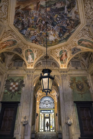 Italy, Liguria, Genoa, Rolli Palace listed as World Heritage by UNESCO in the Strada Nuova today via Garibaldi, the Palazzo Angelo Giovanni Spinola