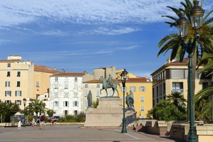 France, Corse du Sud, Ajaccio, Napoleon and his brothers statue on place de Gaulle