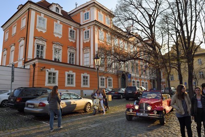 République Tchèque, Prague, centre historique classé Patrimoine Mondial de l'UNESCO, quartier de Kampa, Ambassade de France dans le Palais Buquoy