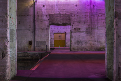 France, Loire Atlantique, Saint Nazaire, rehabilitation of the German submarine base built during the last world war and transformed into a cultural space