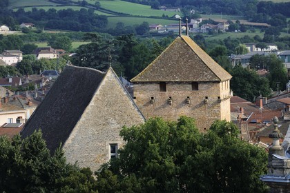 France, Saône et Loire (71), Cluny, le Farinier et la Tour du Moulin