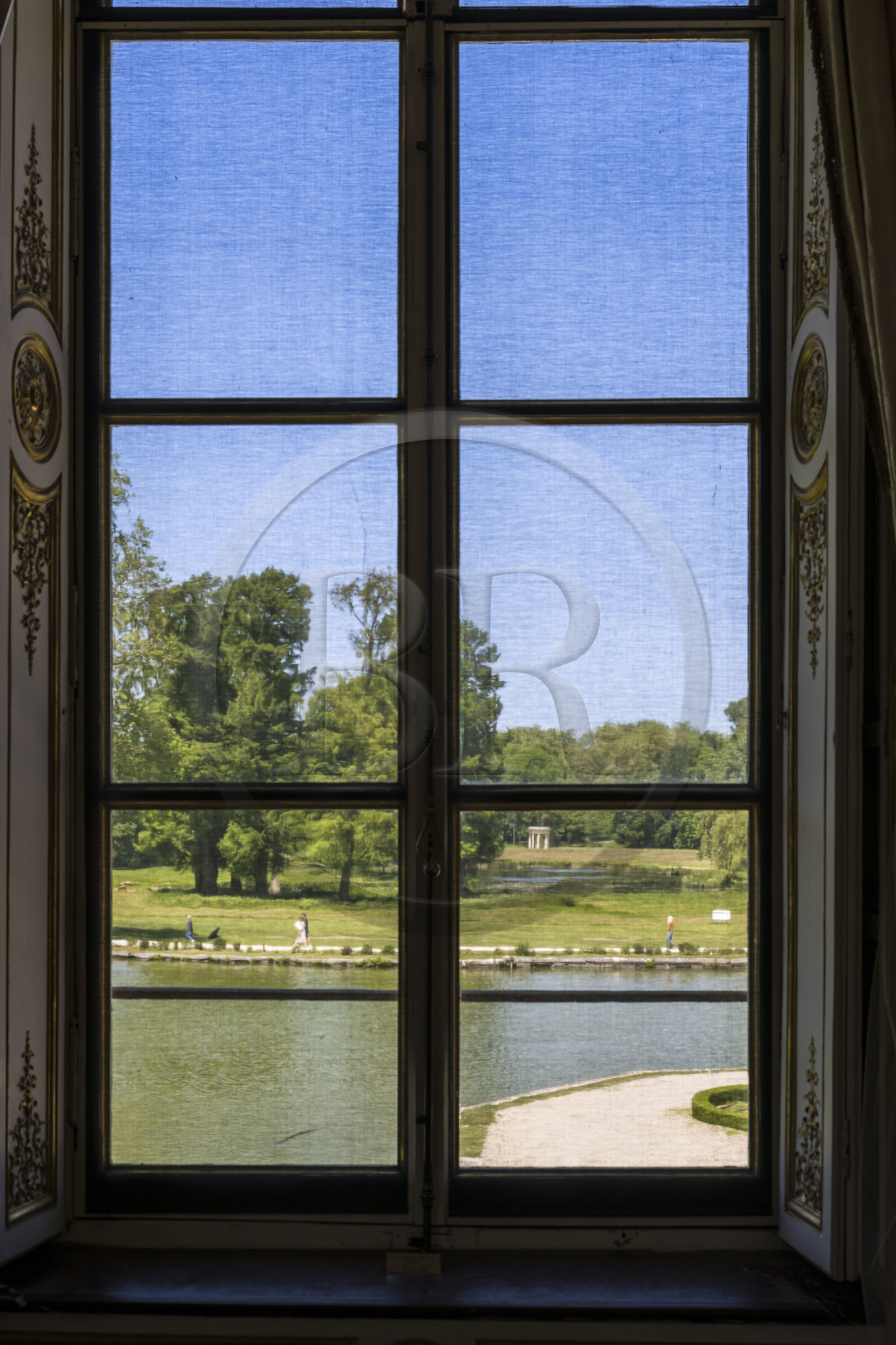 France, Oise (60), Chantilly, le chateau de Chantilly, le parc