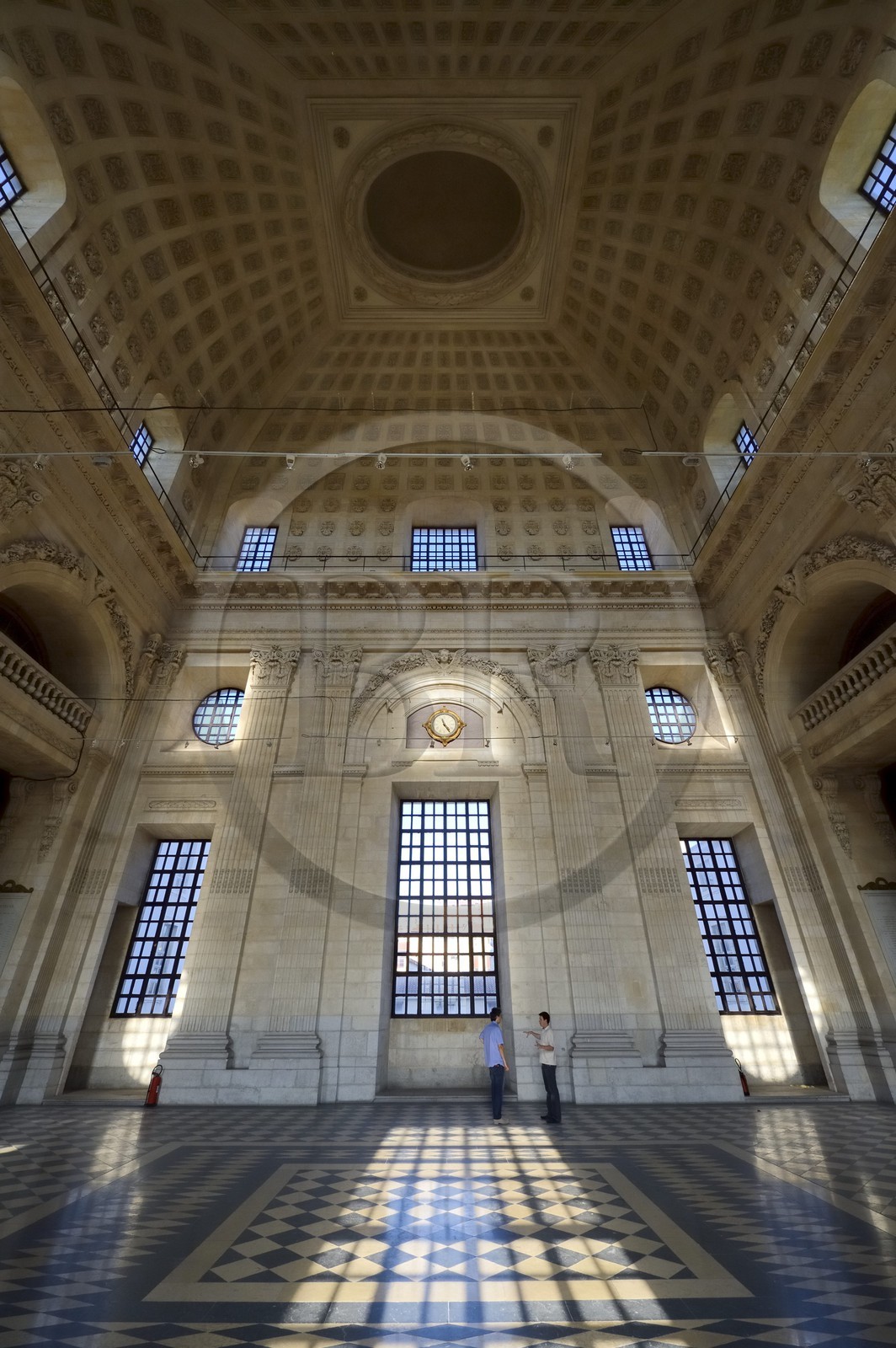 France, Rhône (69), Lyon, site historique classé Patrimoine Mondial de l'UNESCO, l'hôpital de l'Hôtel Dieu, Grand dôme