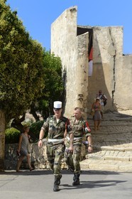 France, Haute-Corse (2B), Calvi, la citadelle, la Légion Étrangère est encore présente dans l’ancien palais des gouverneurs génois