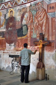 Géorgie, Iméréthie, Kutaissi, monastère de Ghelati, classé Patrimoine Mondial de l'UNESCO