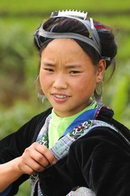 Vietnam, province de Lao Cai, région de Nord-Ouest de Sapa, la minorité Hmong Bleu