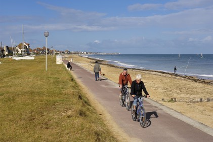 France, Calvados, Cote de Nacre, Colleville Montgomery, beach