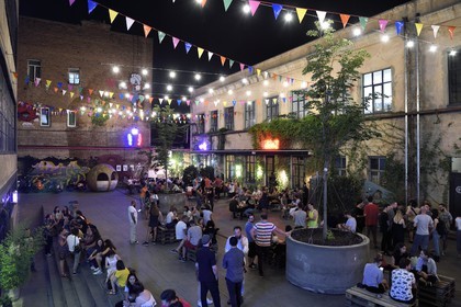 Georgia, Tbilisi, Fabrika hotel cafe