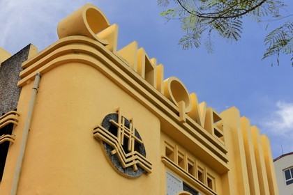 Vietnam, Hanoï, art deco privat hospital from 1936 in Ly Thuong Kiet street