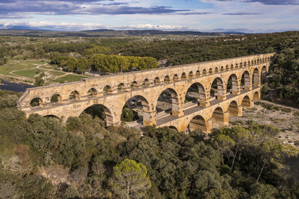 France, Gard,  (aerial view)
