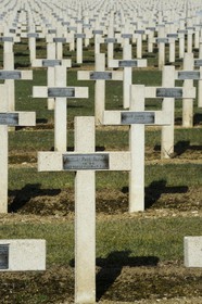 France, Meuse (55), Douaumont, bataille de Verdun, ossuaire de Douaumont, nécropole nationale