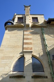 France, Meurthe-et-Moselle, Nancy, the Villa Majorelle of Art Nouveau style by architect Henri Sauvage