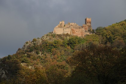 France, Haut Rhin, Ribeauville, Saint-Ulrich Castle