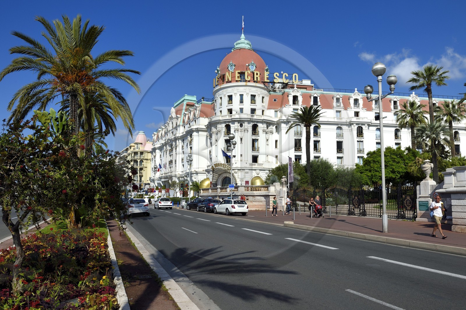 France, Alpes-Maritimes (06), Nice, hotel Negresco sur la Promenade des Anglais