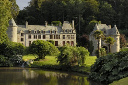 France, Manche, Cap de la Hague, castle of Nacqueville