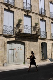 France, Herault, Pezenas, old city, rue Conti