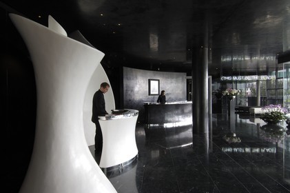 Republic of Ireland, County Galway, Galway, the G Hotel, by Douglas Wallace Architects and Designers in collaboration with Philip Treacy