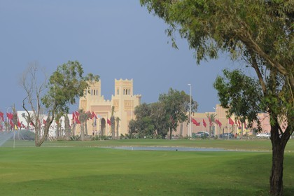 Morocco, Oriental Region, Mediterrania Saidia Seaside Resort, Palmeral Golf Saidia and the Medina Saidia Shopping arcade