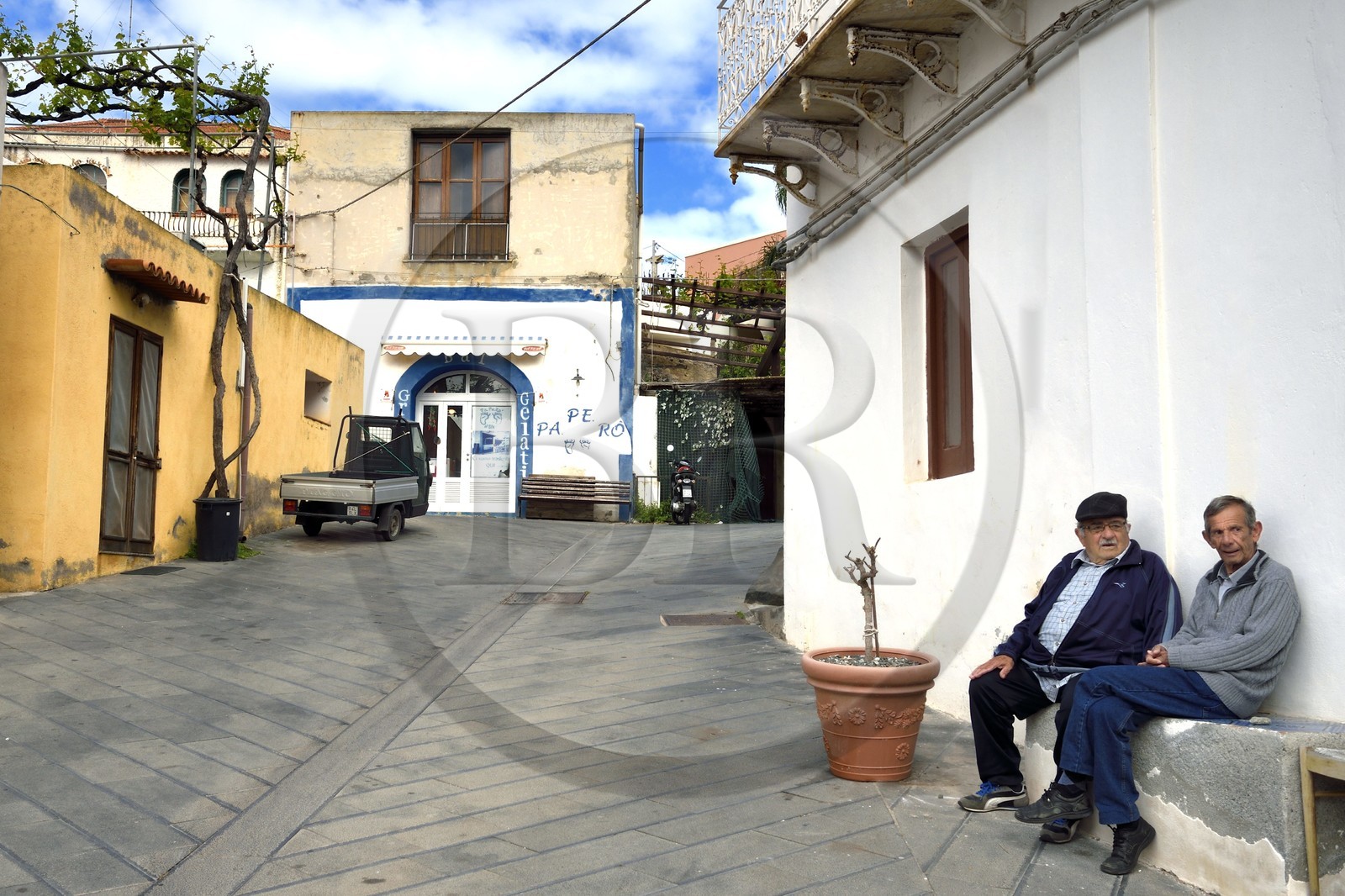 Italy, Sicily, Aeolian Islands, listed as World Heritage by UNESCO, Salina Island, Rinella port