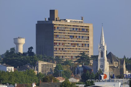 France, Loire-Atlantique (44), Nantes, la Maison Radieuse de Le Corbusier à Rezé