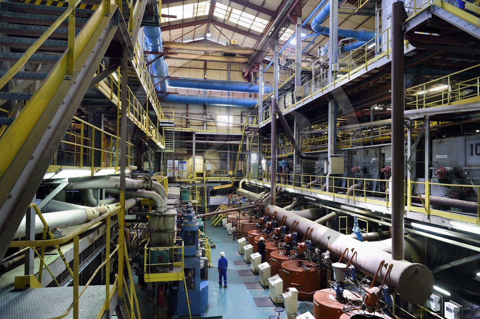 France, Ile de la Reunion, Saint-Louis, l'usine sucrière du Gol, fabrication du sirop à base de la canne à sucre