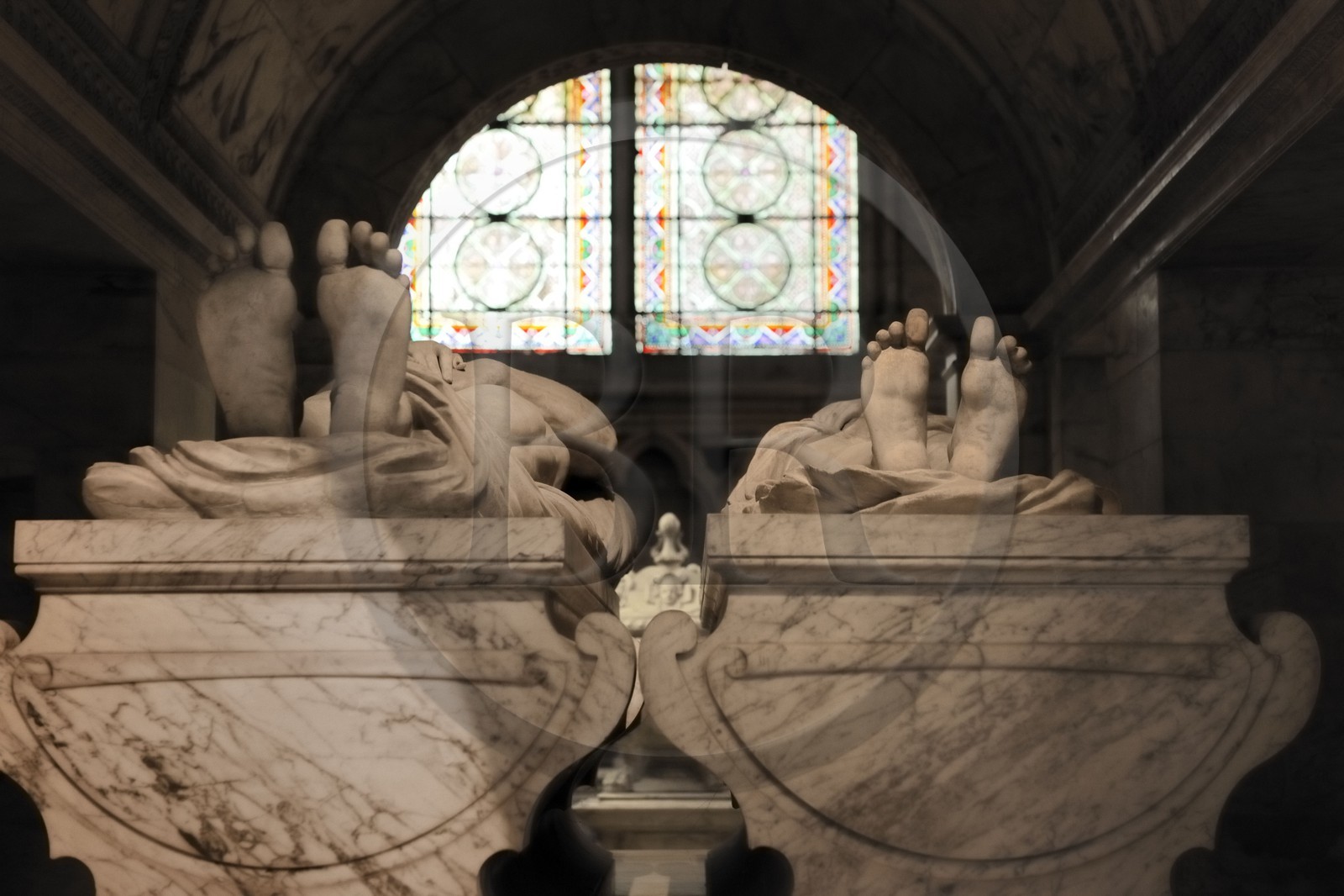 France, Seine-Saint-Denis (93), Saint-Denis, la basilique de Saint-Denis, tombeau de François 1er et Claude de France