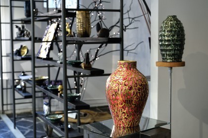 France, Pyrenees Atlantiques, Basque Country, Biarritz, Cazaux Ceramics shop
