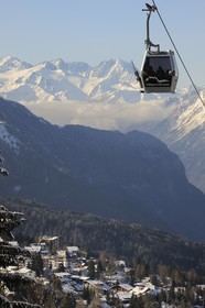 Switzerland, Canton of Vaud, Villars sur Ollon - Gryon ski area