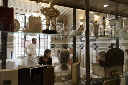 France, Rhone, Lyon, restaurant La Mère Brazier founded in 1921 by Eugenie Brazier, Mathieu Viannay two Michelin stars Chef
