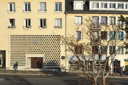 France, Calvados (14), Caen, la synagogue