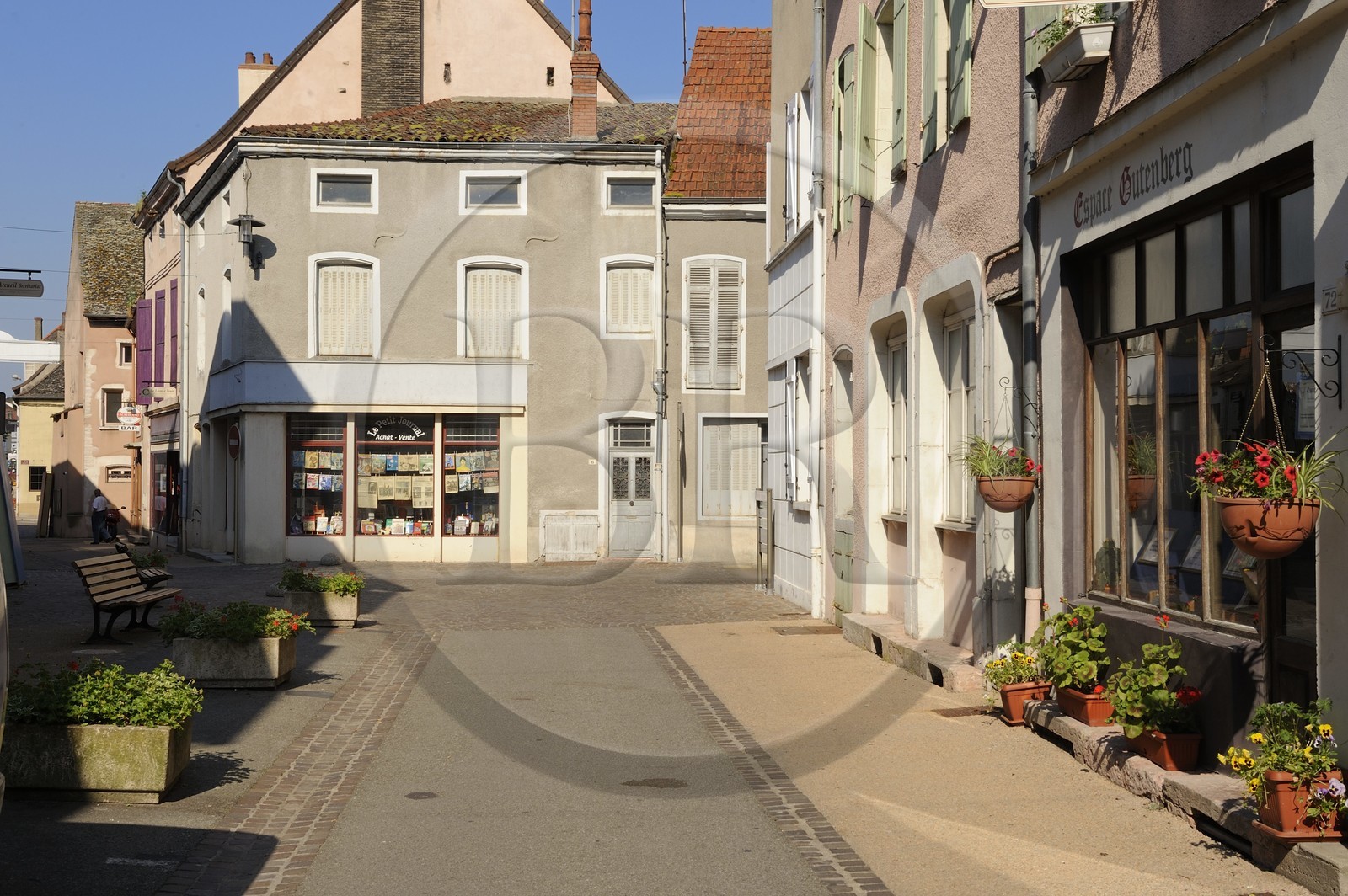 France, Saône et Loire (71), le village du livre Cuisery