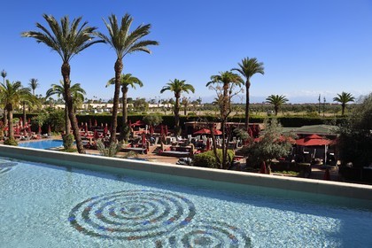 Morocco, High Atlas, Marrakech, Imperial city, Hivernage district, Hotel Sofitel Marrakech Palais Imperial