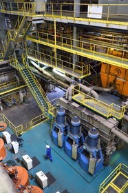 France, Reunion island (French overseas department), Saint-Louis, Le Gol sugar factory, production of sugar cane syrup, centrifuges