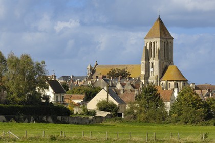 France, Calvados, Cote de Nacre, Ouistreham, Riva Bella, Saint Samson church