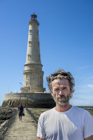 France, Gironde, Verdon sur Mer, lighthouse of Cordouan, listed as World Heritage by UNESCO, lighthouse keeper Benoit Jenouvrier