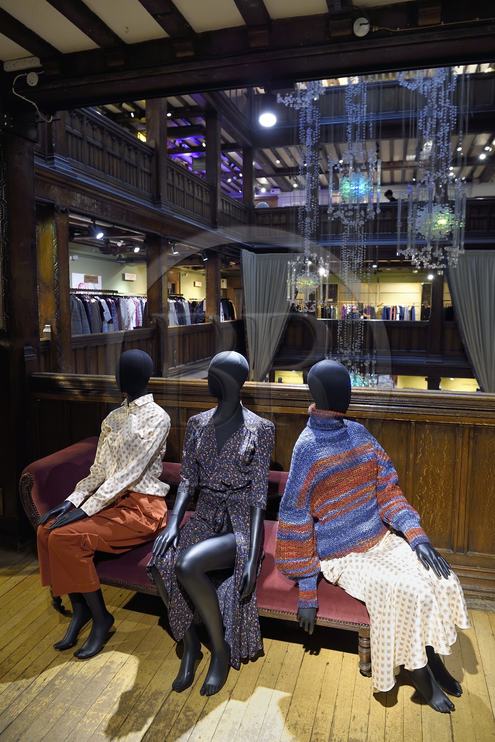 Royaume-Uni, Londres, quartier Soho, Regent Street et Great Marlborough Street, le grand magasin de luxe Liberty and Co