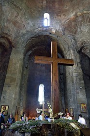 Georgia, Mtskheta Mtianeti region, Mtskheta, Jvari Monastery (Holy Cross Church), listed as World heritage by UNESCO