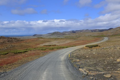 Iceland, Reykjavik Region, Grindavik track