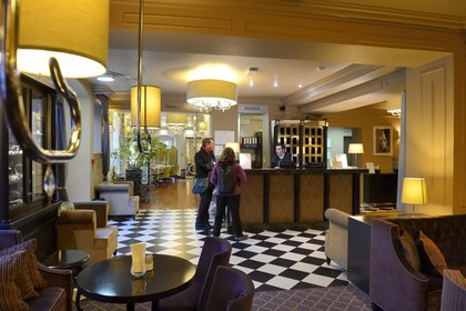 Croatia, Dalmatia, Dalmatian Coast, Zadar, Bastion hotel lobby
