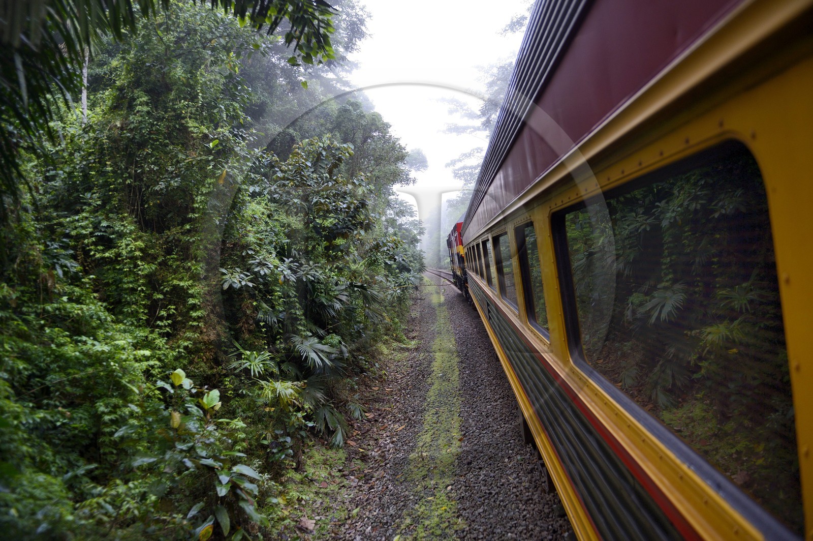 Panama, Panama Canal Railway, ligne de train historique qui relie la ville de Panama et Colon en longeant le canal de Panama et traversant l'isthme