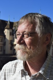 France, Bas Rhin, Strasbourg, the writer of historical and regional crime novels Jacques Fortier