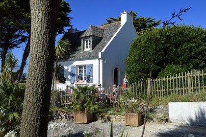 France, Finistère (29), Ile-de-Batz, centre nautique de Reves de Mer