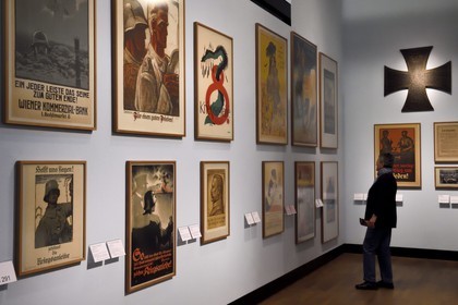 Allemagne, Berlin, le Deutsches Historisches Museum (musée de l’histoire allemande), la premiere guerre mondiale
