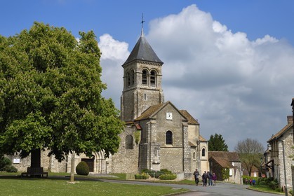 France, Yvelines (78), Montchauvet, l'église Sainte Marie-Madeleine