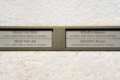 France, Var, Frejus, Memorial of the wars of Indochina and necropolis