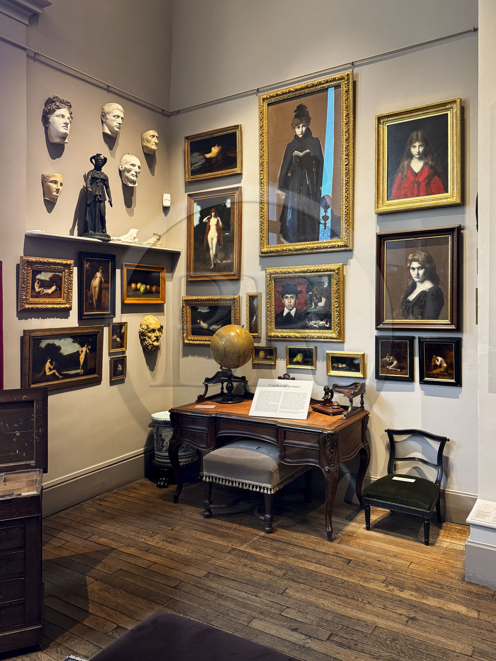 France, Paris (75), musée national Jean-Jacques-Henner dans l'Hotel particulier qui était la demeure et l'atelier du peintre Guillaume Dubufe