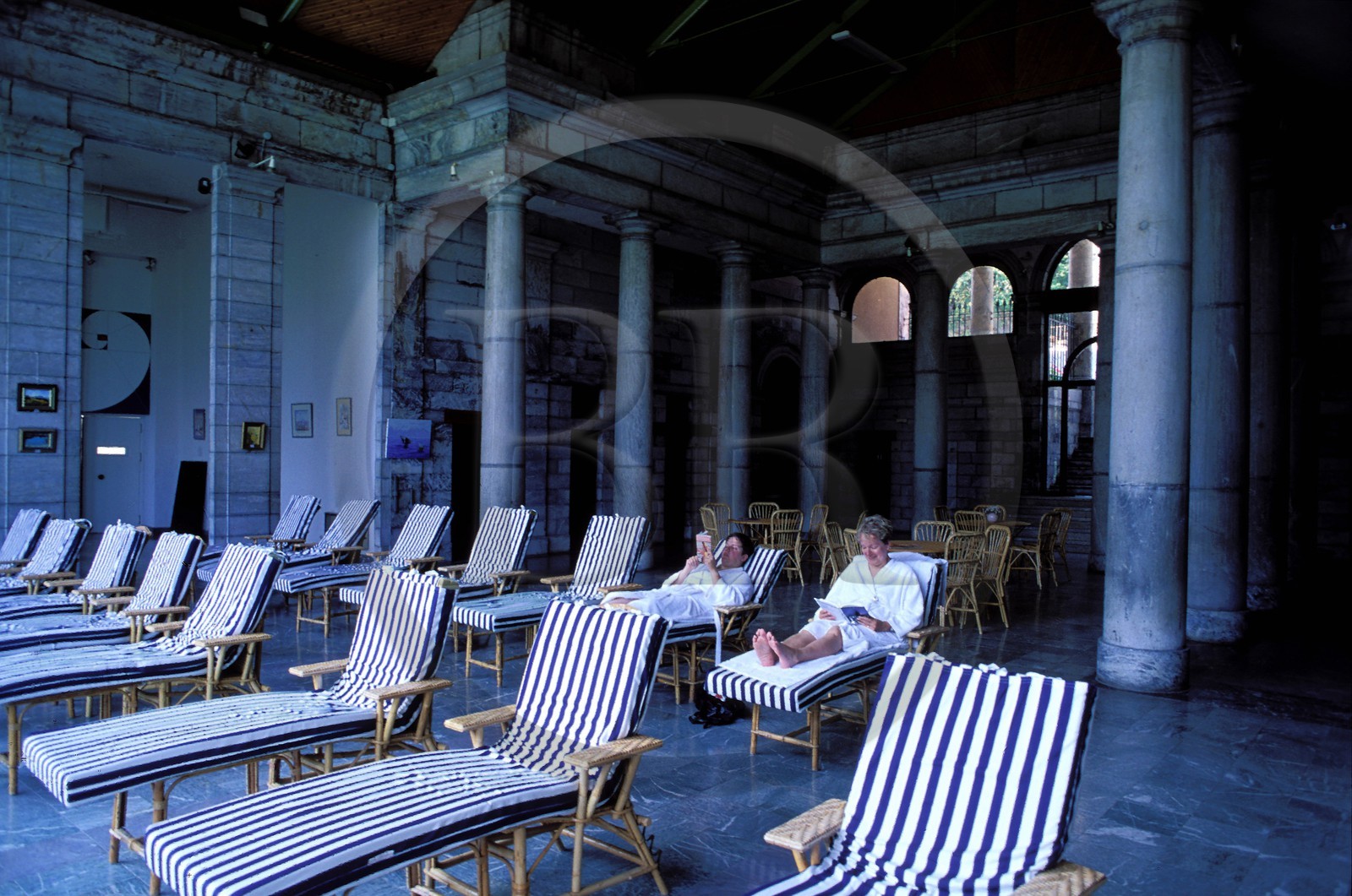 France, Hautes-Pyrénées (65), les thermes à Luz-Saint-Sauveur